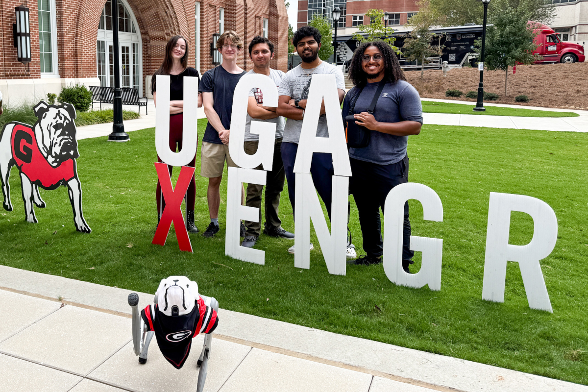 UGA CREATE Lab Students on UGA's Campus